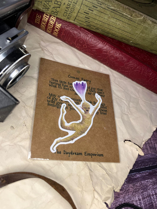 Crocus Faerie Sticker
