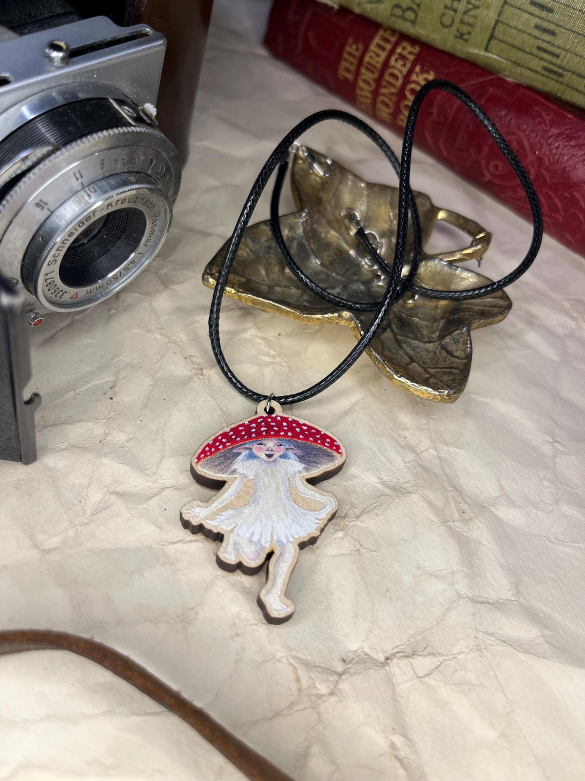 Amanita Faerie Necklace