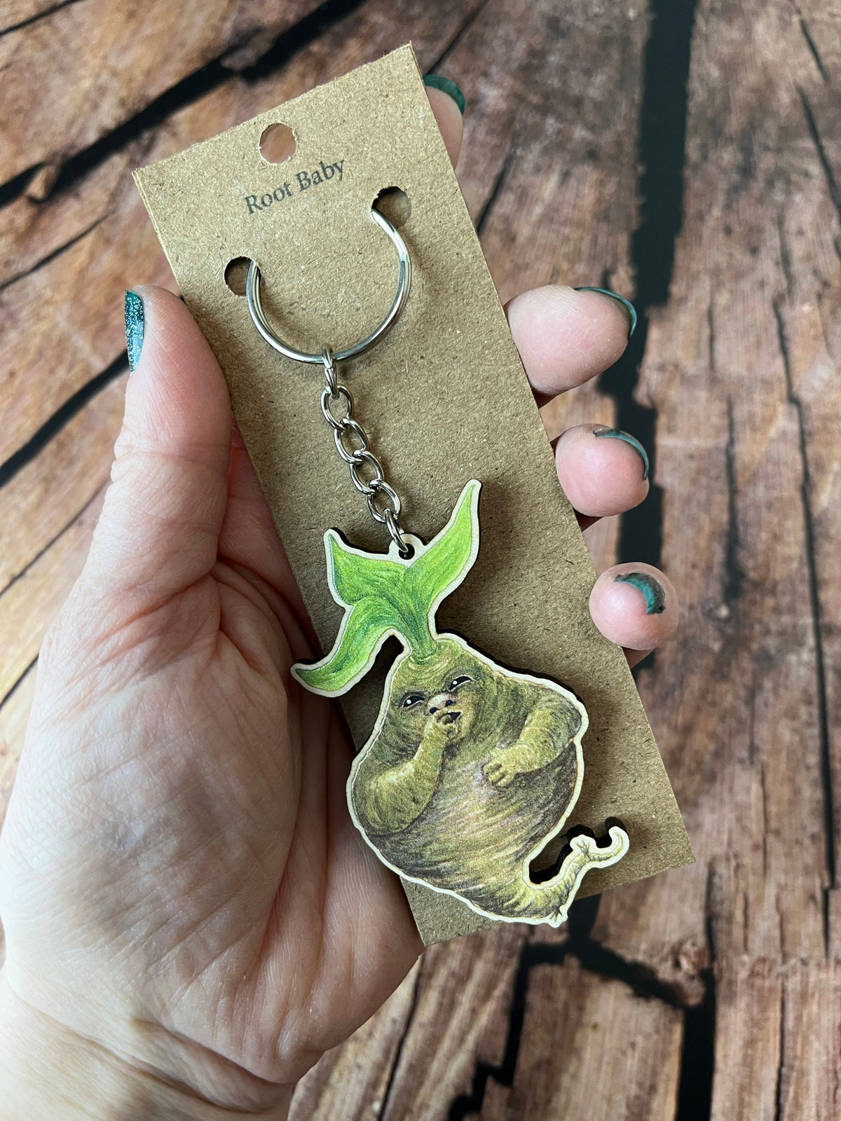Root Baby Keyring