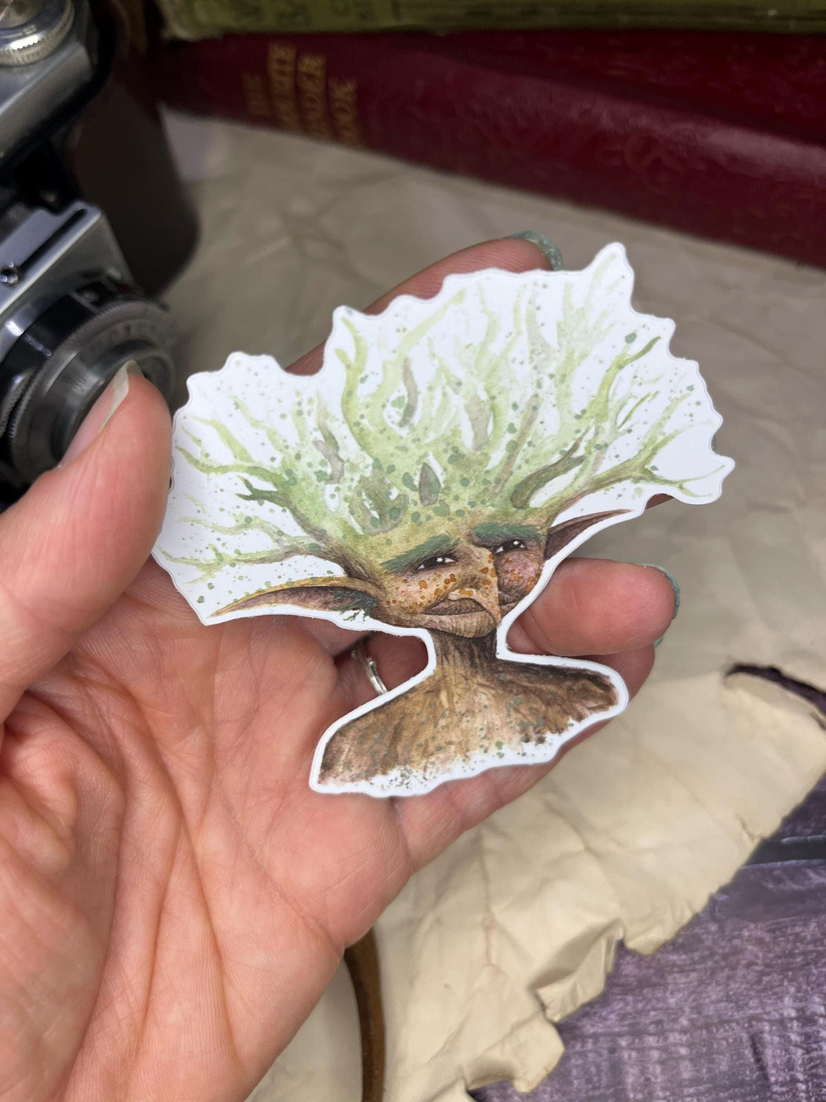 Lichen Faerie Sticker