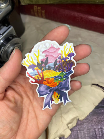 Pride Fungi Bouquet Sticker