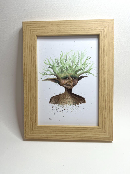 A5 Lichen Faerie Print