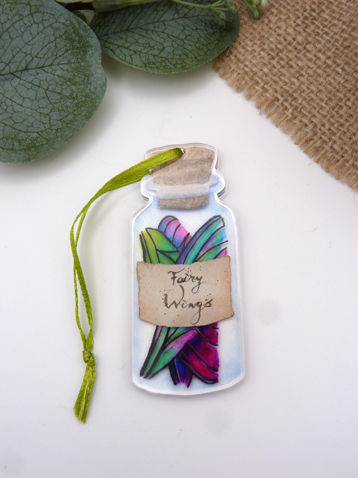 Bottled Fairy Wings Decoration