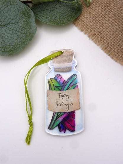 Bottled Fairy Wings Decoration