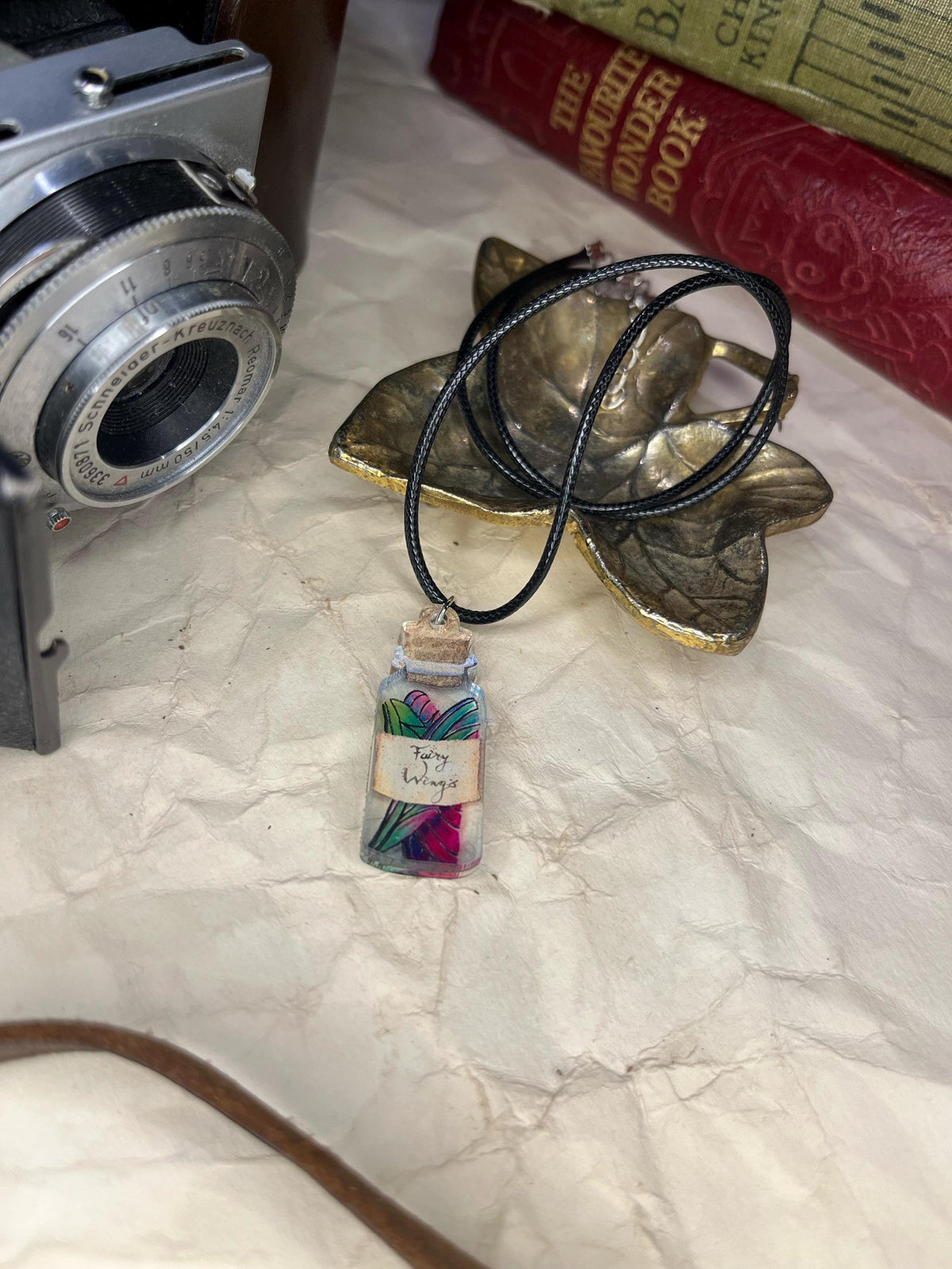 Bottled Fairy Wings Necklace