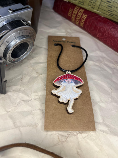 Amanita Faerie Necklace