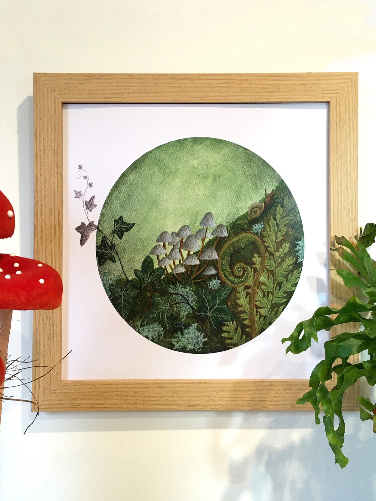 Large Square Mossy Undergrowth Print