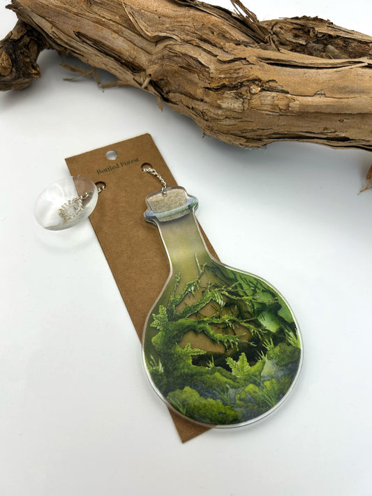 Bottled Forest Window Decoration
