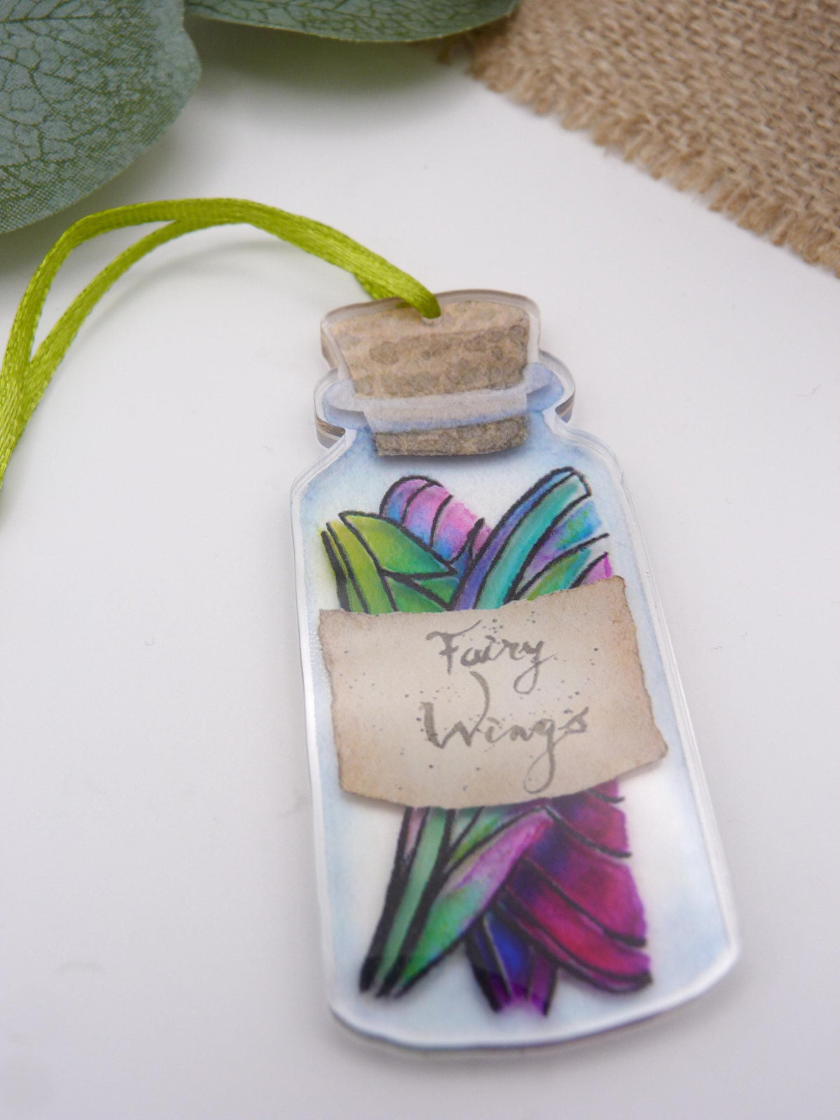 Bottled Fairy Wings Decoration