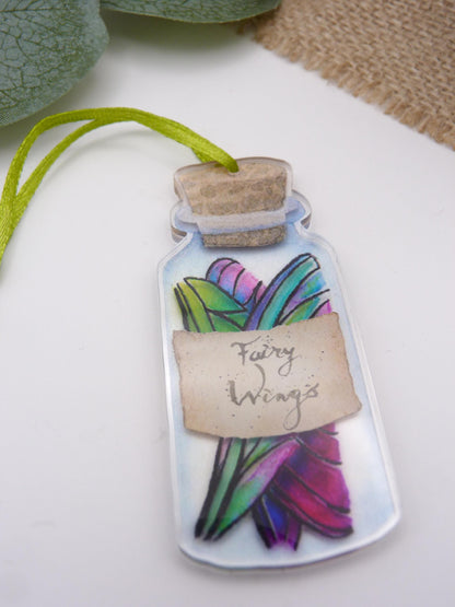 Bottled Fairy Wings Decoration