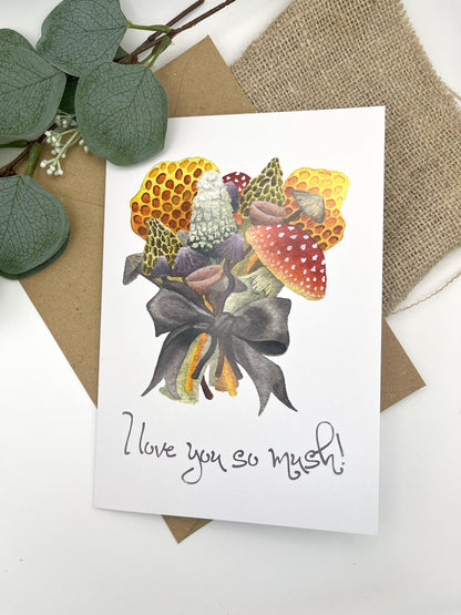 Autumn Fungi Bouquet Sticker