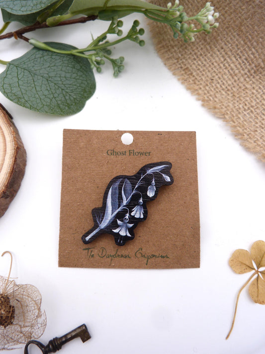 Ghost Flower Pin Badge