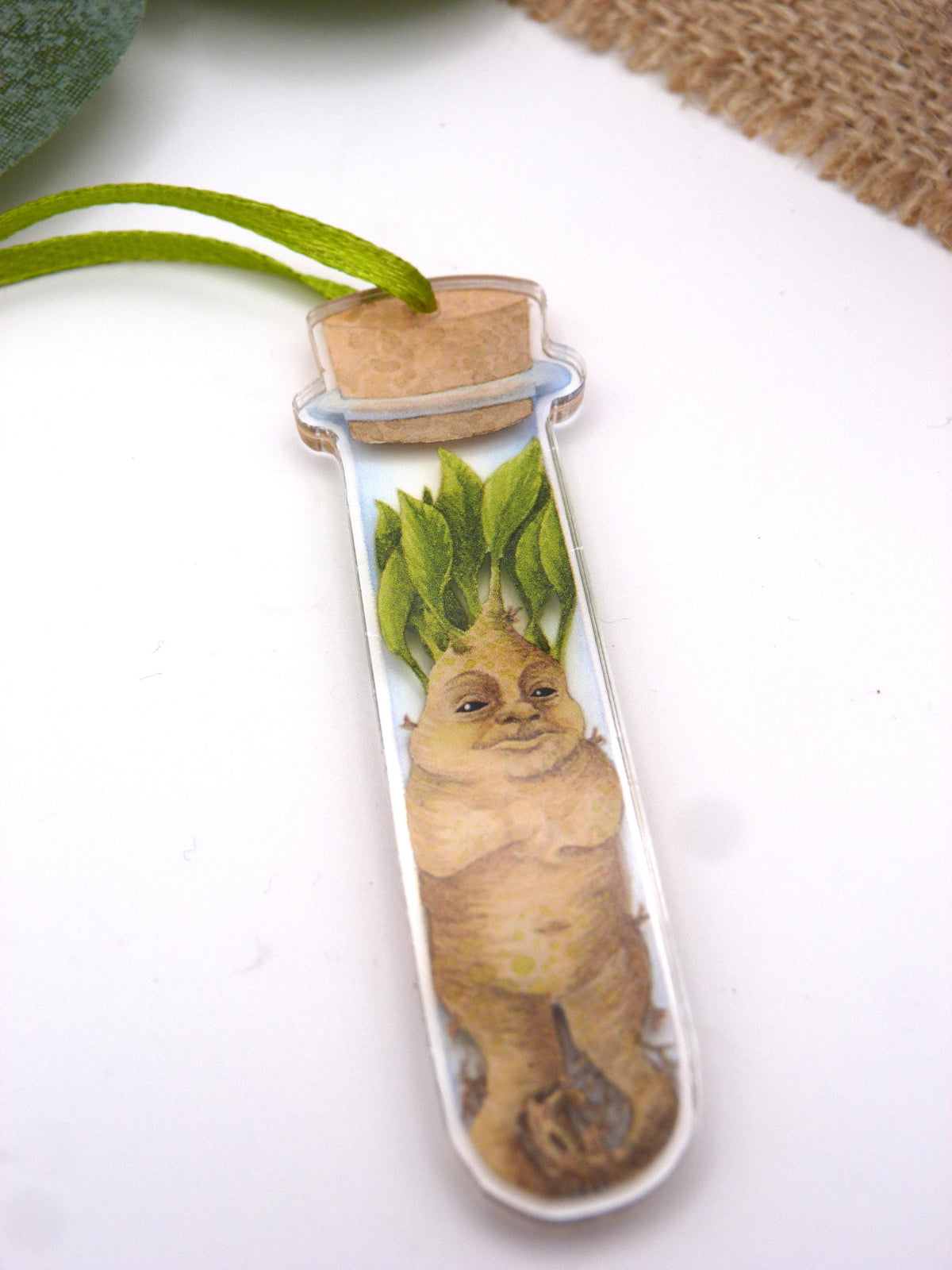 Bottled Mandrake (Test Tube) Decoration