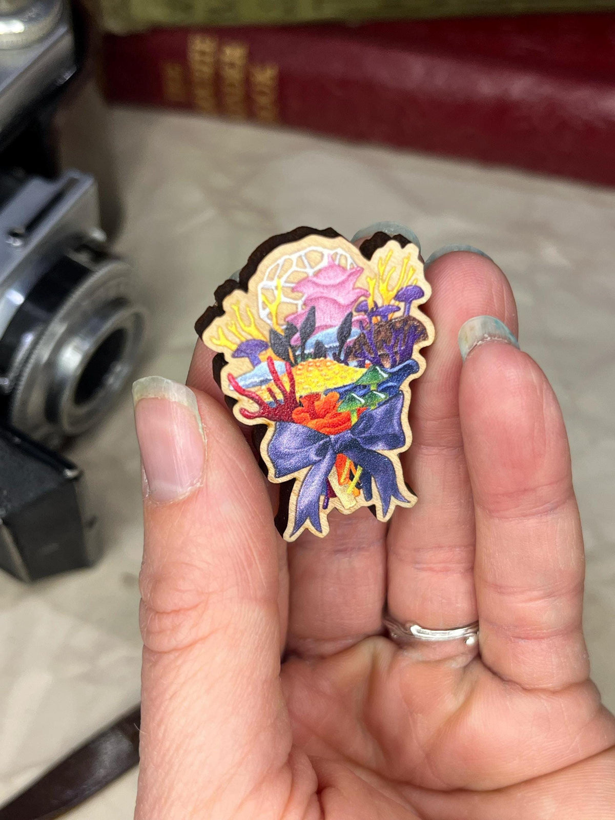 Pride Fungi Bouquet Pin Badge