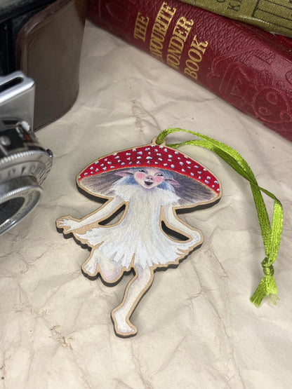 Amanita Faerie Decoration
