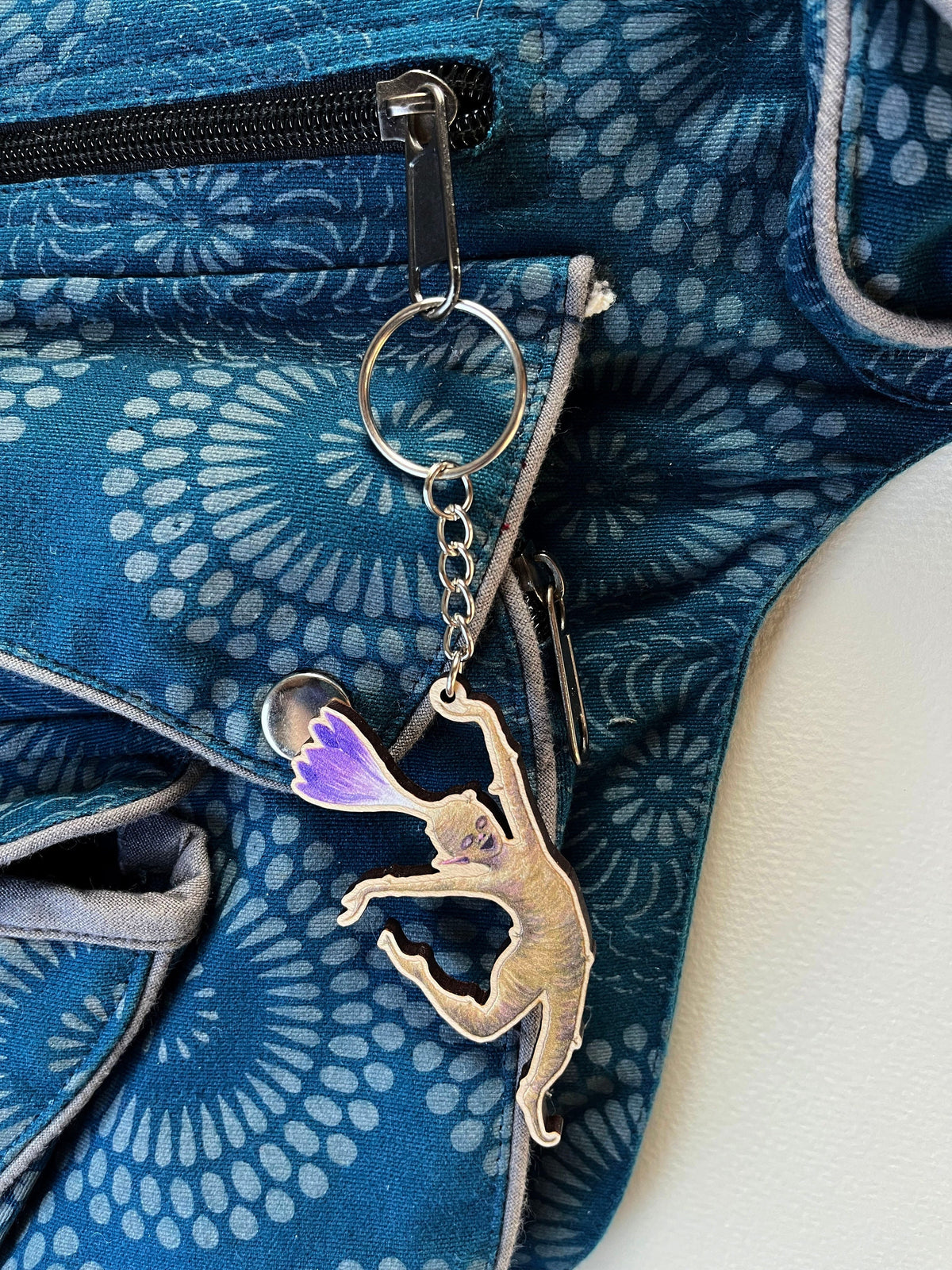 Crocus Faerie Keyring