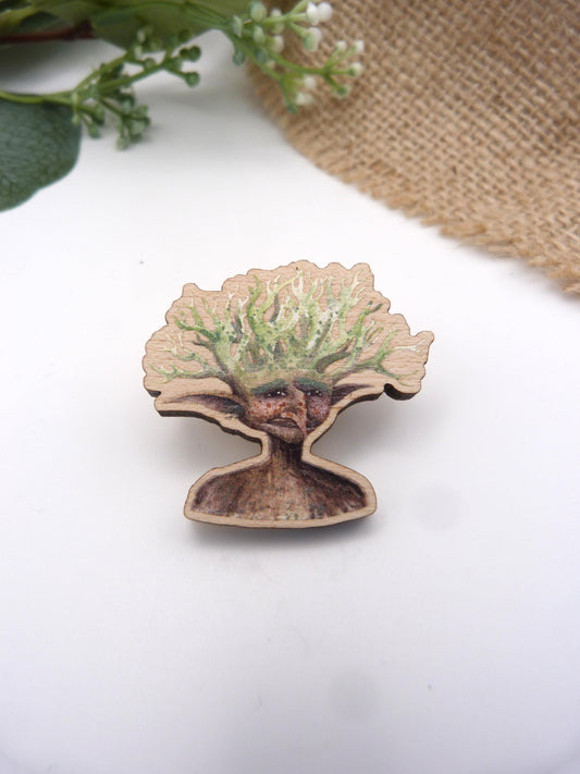 Lichen Faerie Pin Badge