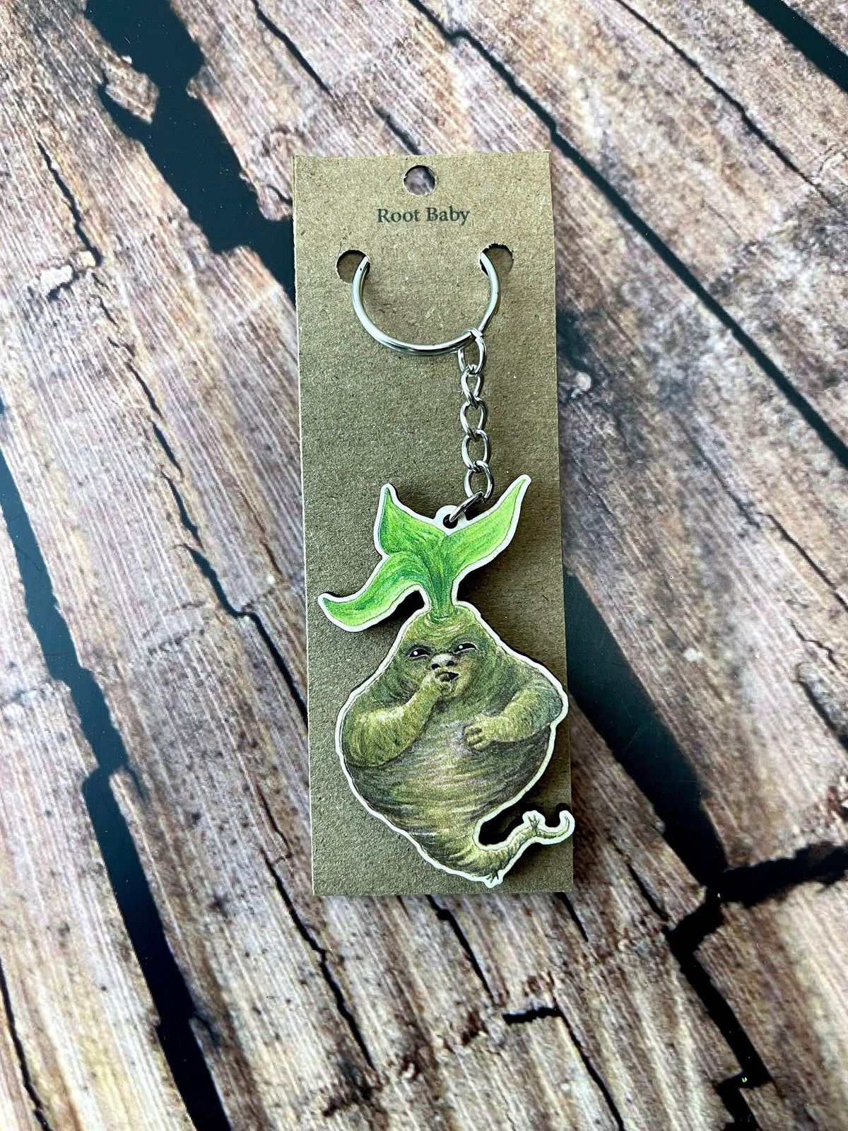 Root Baby Keyring