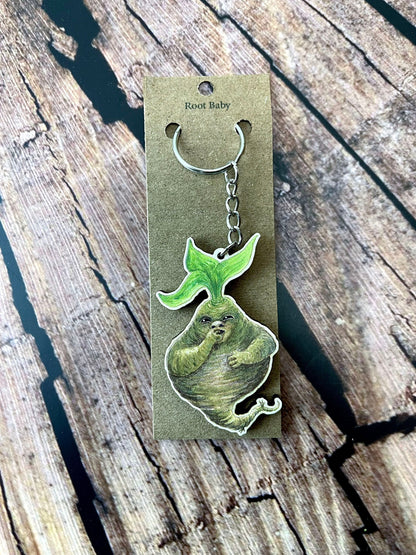 Root Baby Keyring