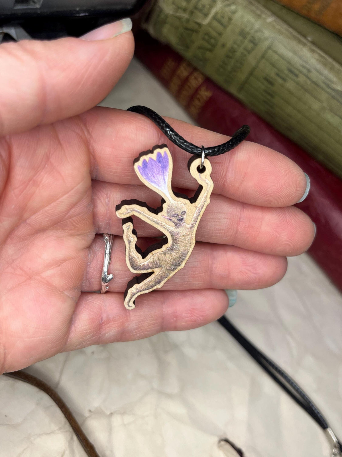 Crocus Faerie Necklace