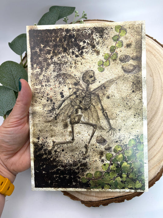 A5 Fossilised Faerie Print