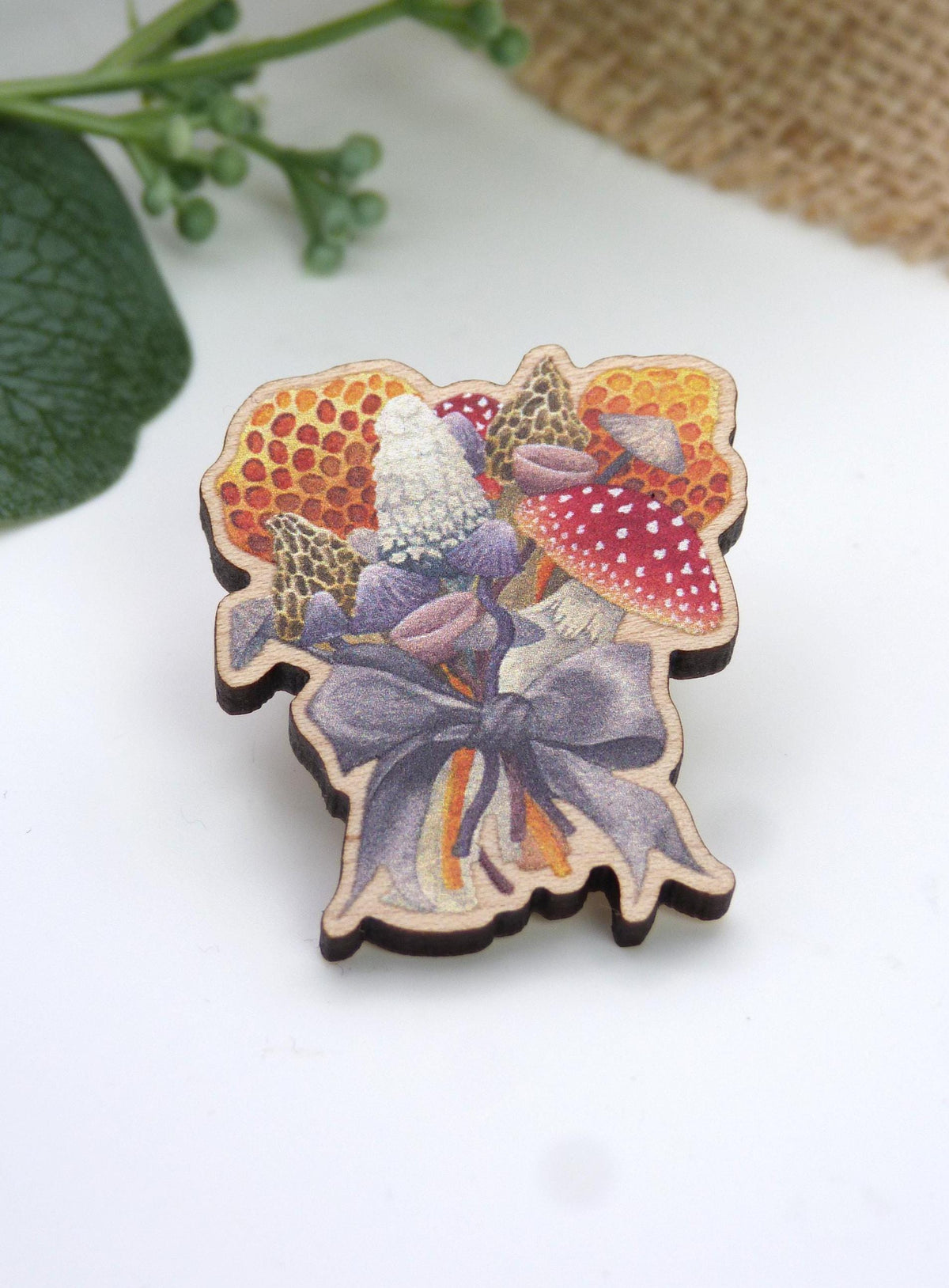 Autumn Fungi Bouquet Sticker