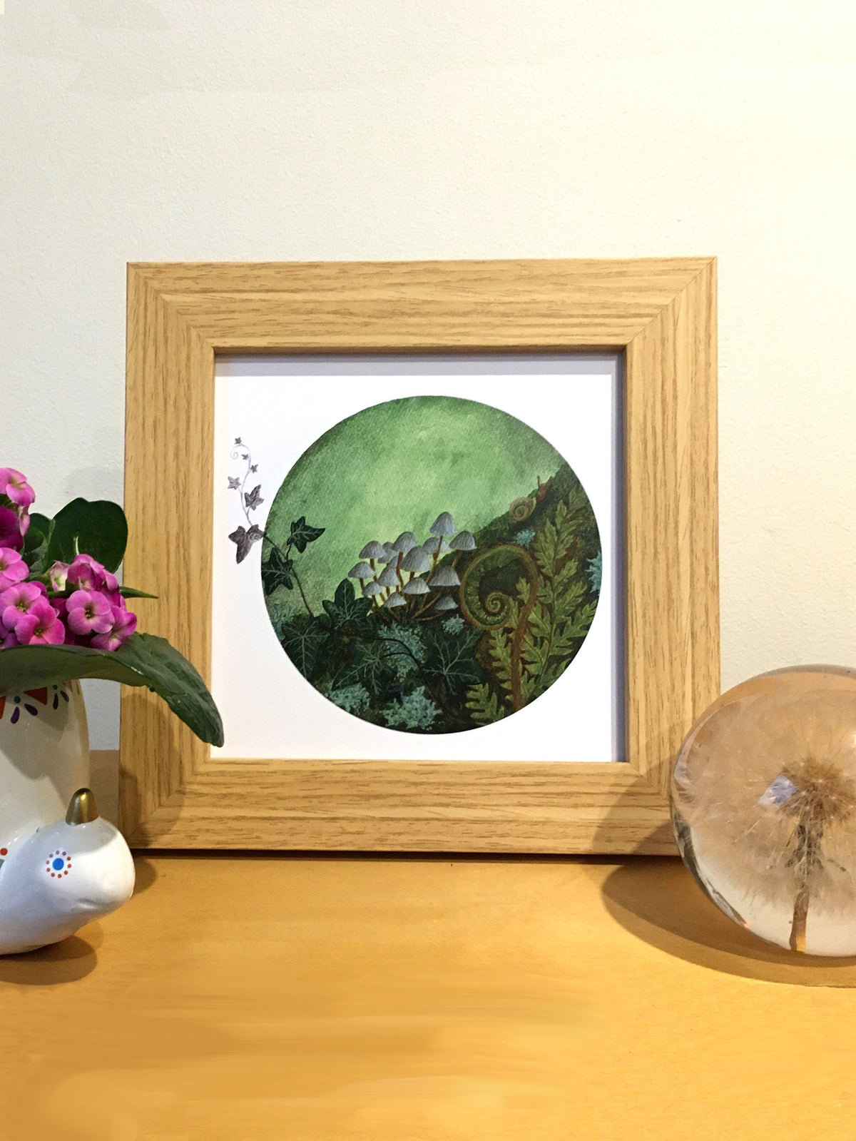 Small Square Mossy Undergrowth Print