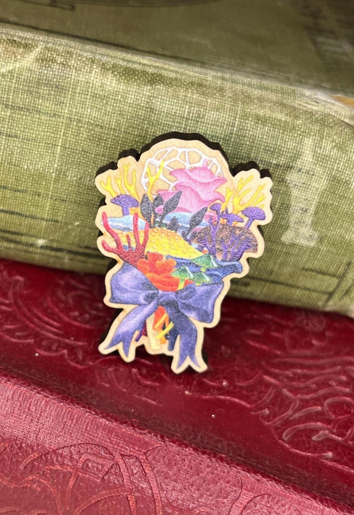 Pride Fungi Bouquet Pin Badge