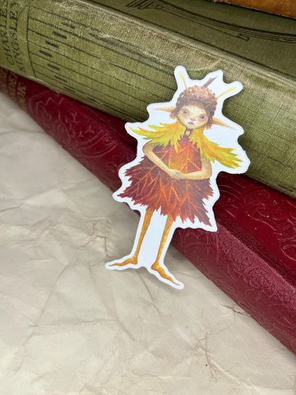 Autumn Faerie Vinyl Sticker