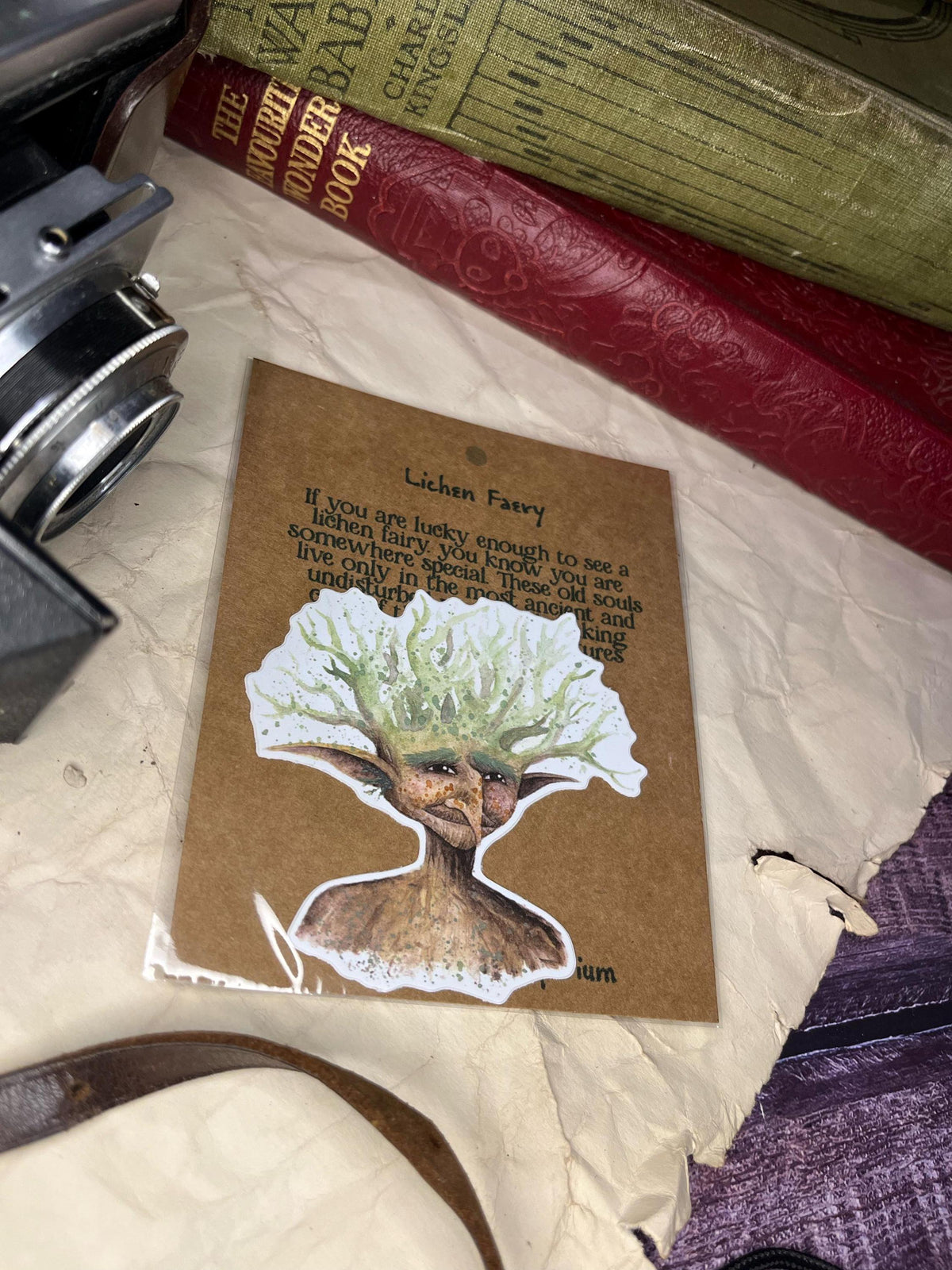 Lichen Faerie Sticker
