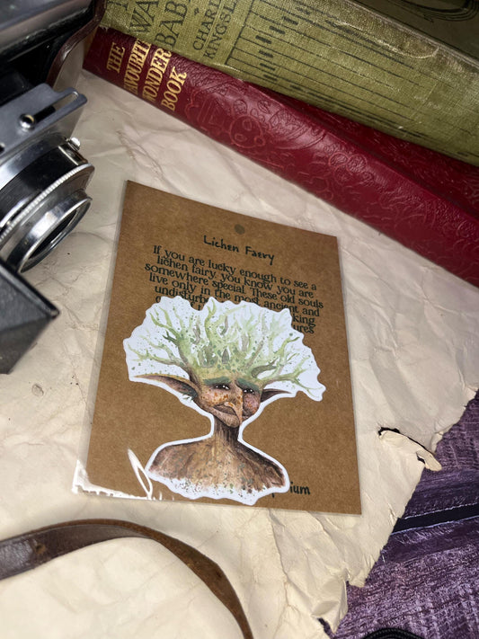 Lichen Faerie Sticker