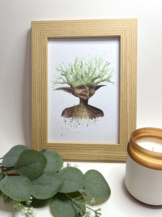 A5 Lichen Faerie Print