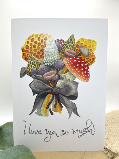 Autumn Fungi Bouquet Sticker