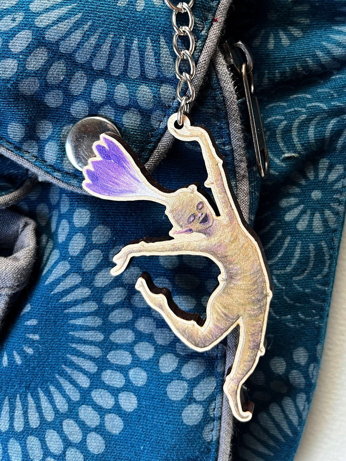 Crocus Faerie Keyring