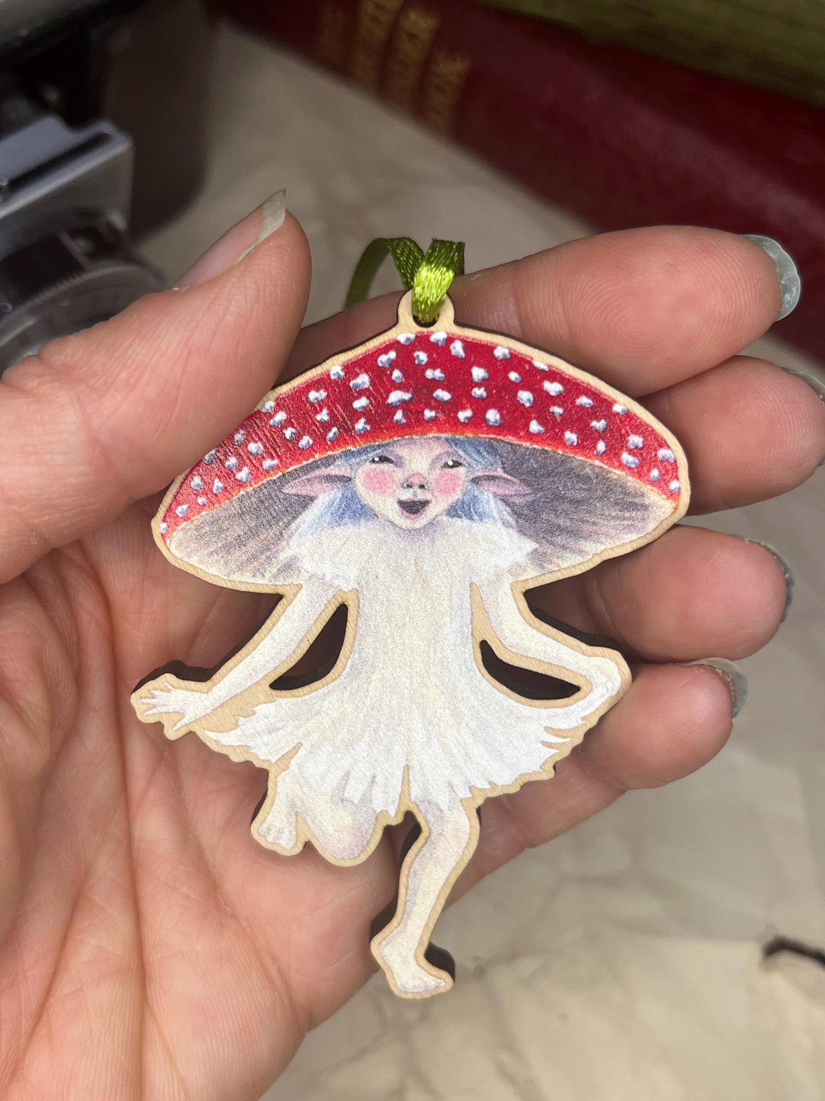 Amanita Faerie Decoration