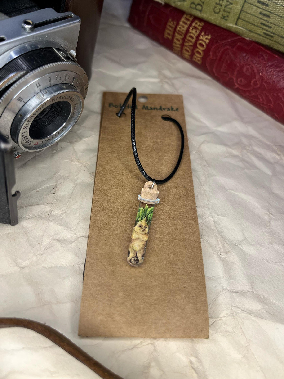 Bottled Mandrake (Test Tube) Necklace